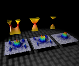 merging Dirac points with ultracold fermions in honeycomb optical lattices