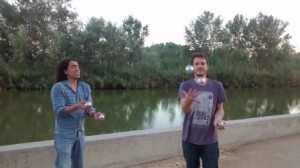 Petanque juggling